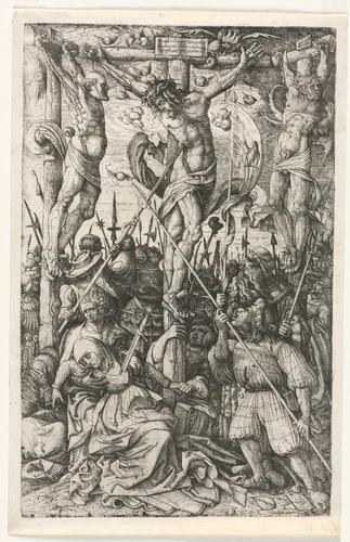 The Calvary by Daniel Hopfer, print, 1515-1525