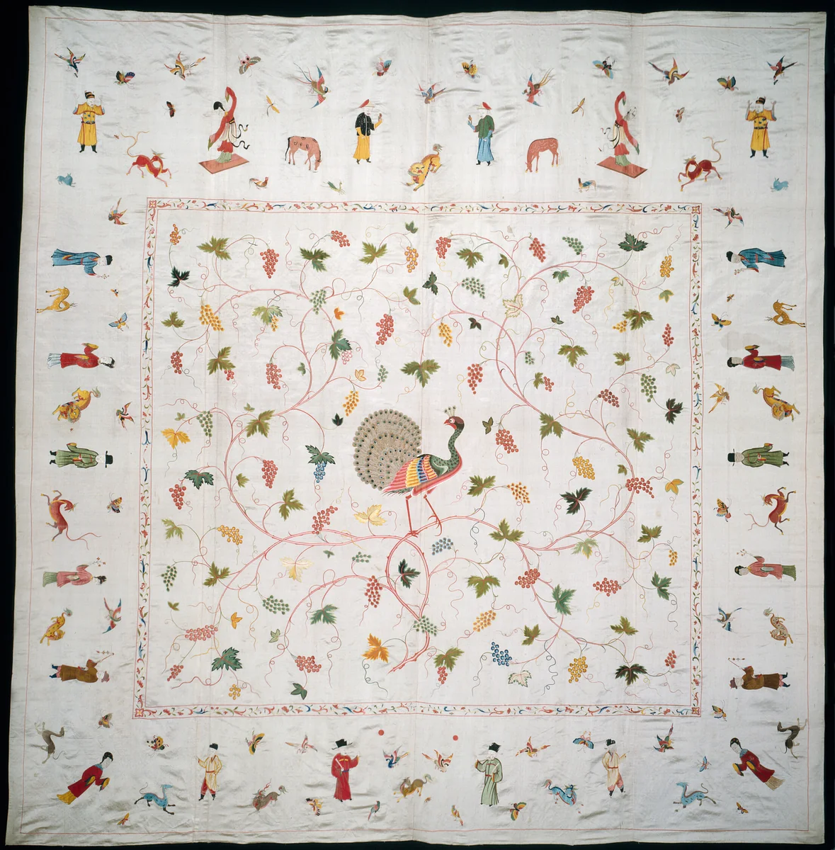 Bedcover by China, textile, 1750-1800