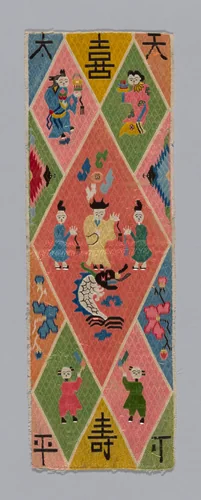 Panel (possibly from Woman's Garment) by China, textile, 1875-1900