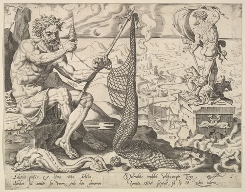 Zebulun, from "The Twelve Patriarchs" by Maarten van Heemskerck, print, 1550