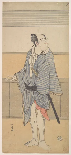 An Unidentified Actor by Katsukawa Shunkō (勝川春好), print, 1780-1800