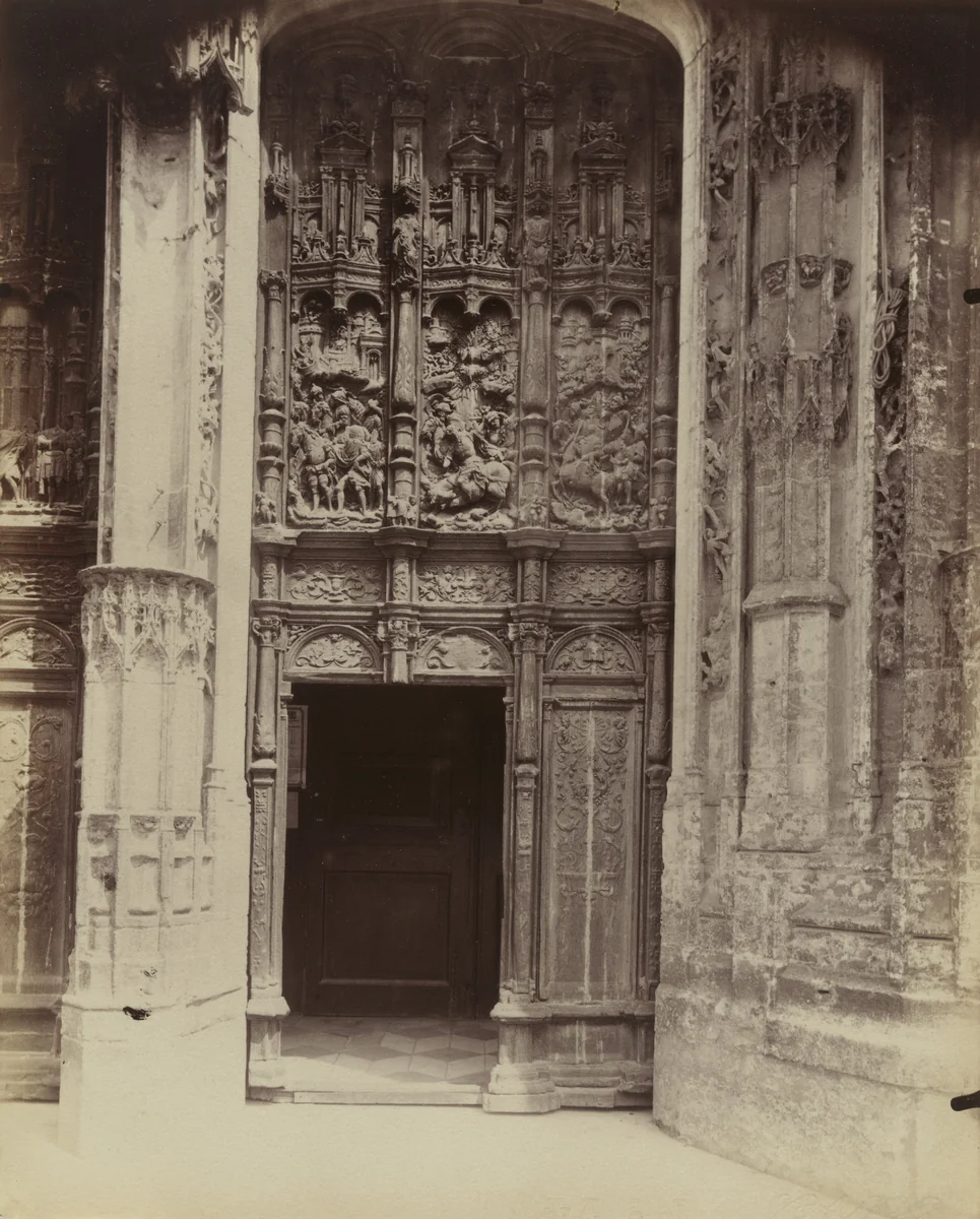 Beauvais. Portail cathédrale by Eugène Atget, photograph, 1904
