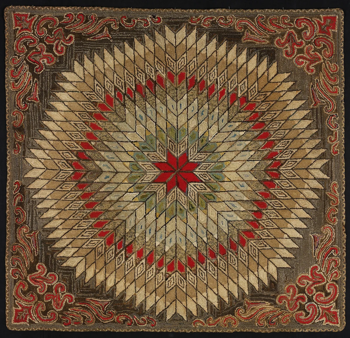 Rug by United States, textile, 1801-1900