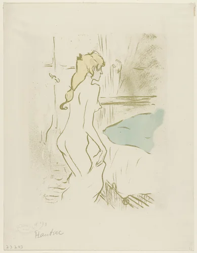 Study of a Woman (Étude de femme) by Henri de Toulouse-Lautrec, print, 1893