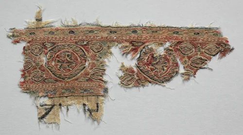 Fragment of a Band by Unknown, textile, 600-899