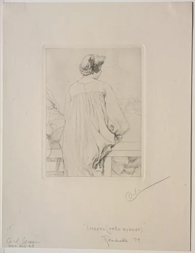 Lisbeth, Seen from Behind by Carl Larsson, print, 1911