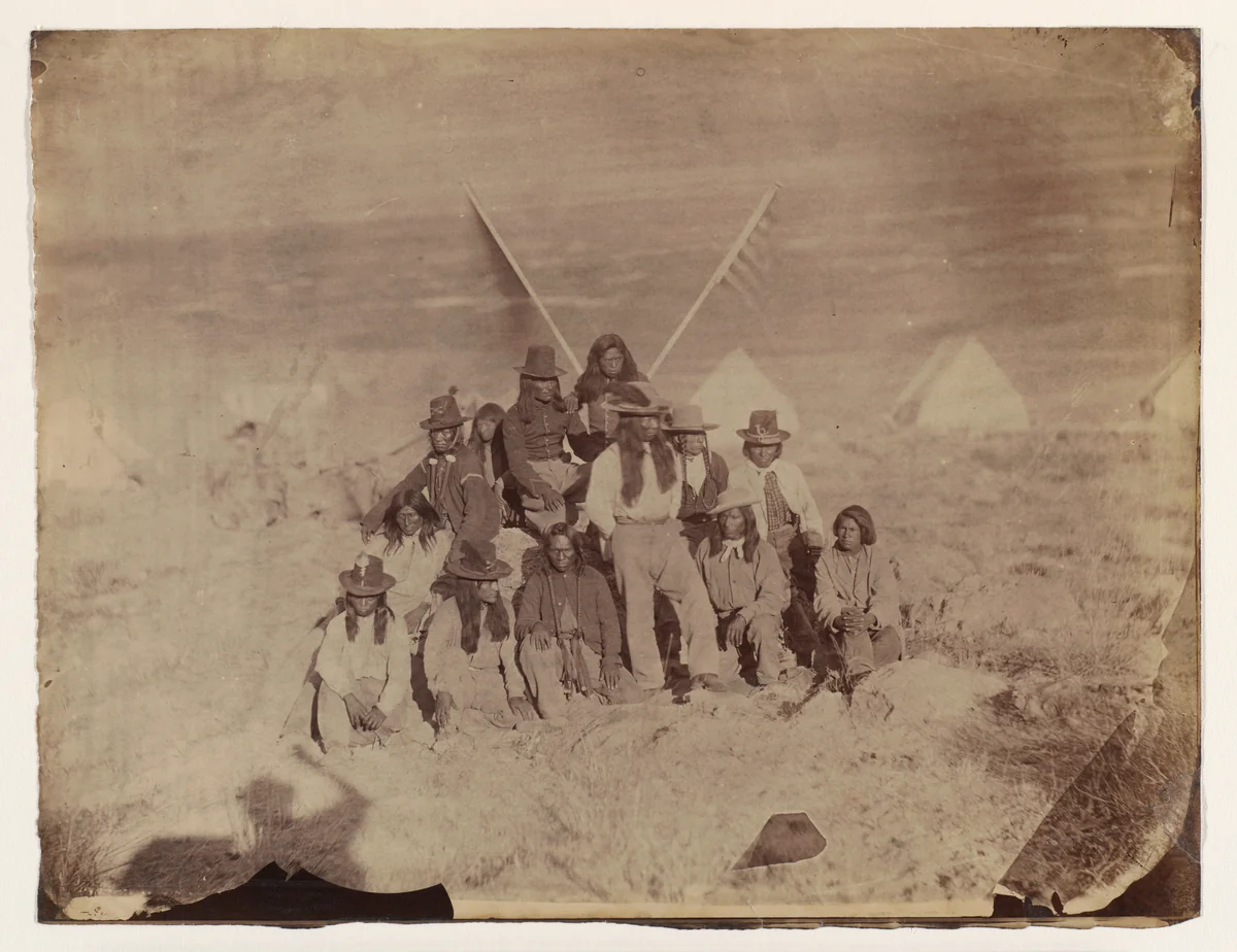 Shoshone by Timothy O'Sullivan, photograph, 1867-1872