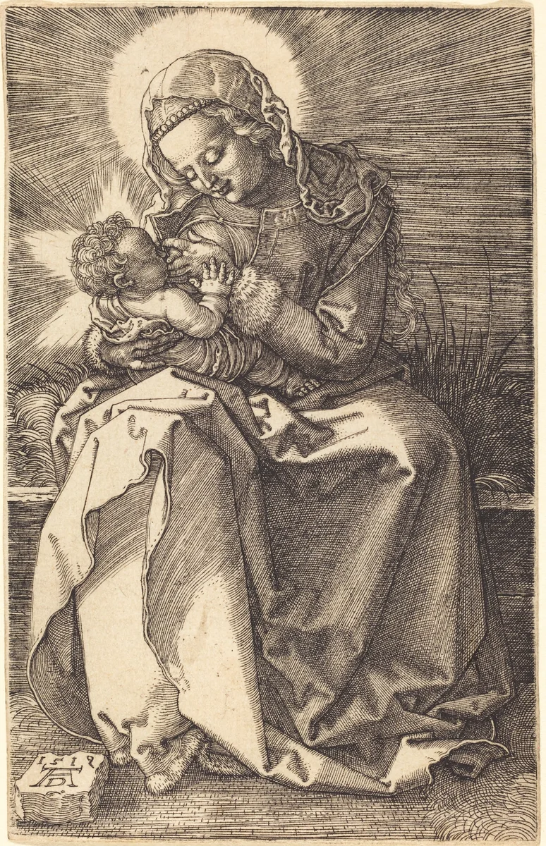 The Virgin Nursing the Child by Albrecht Dürer, print, 1519