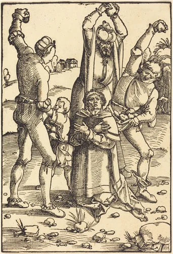The Stoning of Saint Stephen by Hans Baldung Grien, print, 1484-1545