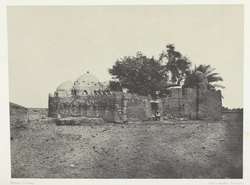 Tombeau de Cidi-Abdellah-el-Marabout, Haute-Egypte, plate 62 from the album "Egypte, Nubie, Palestine et Syrie" (1852) by Maxime Du Camp, photograph, 1849-1851