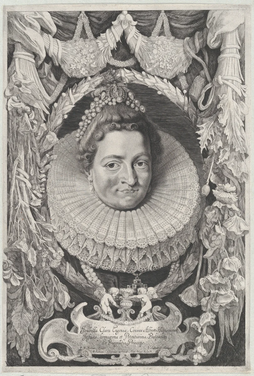 Portrait of Albert VII, Archduke of Austria by Jonas Suyderhoef, print, 1645-1655