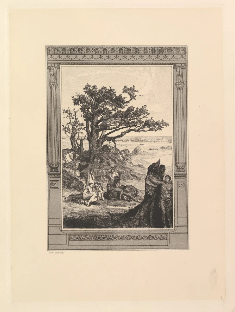 Max Klinger's Radierungen zu Apulejus' Märchen Amor und Psyche, Opus V a+b by Max Klinger, other, 1909-1920