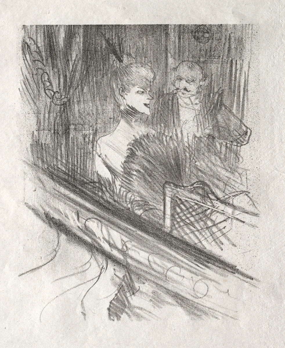 Au pied du Sinaï: Le Baron Moïse by Henri de Toulouse-Lautrec, print, 1898