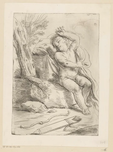 Amor by Girolamo Rossi, print, 1632-1664