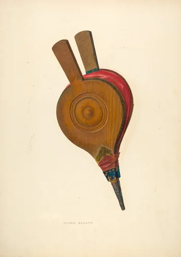 Bellows by Oscar Bluhme, index of american design, 1940