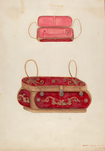 Reticule by Ann Gene Buckley, index of american design, 1937