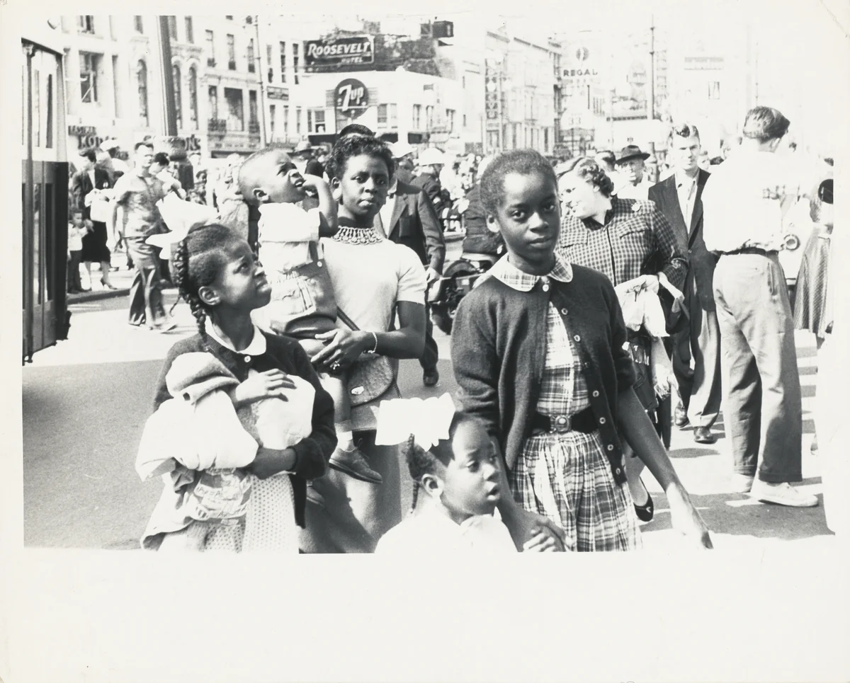 Street scene--New Orleans by Robert Frank, photograph, 1955
