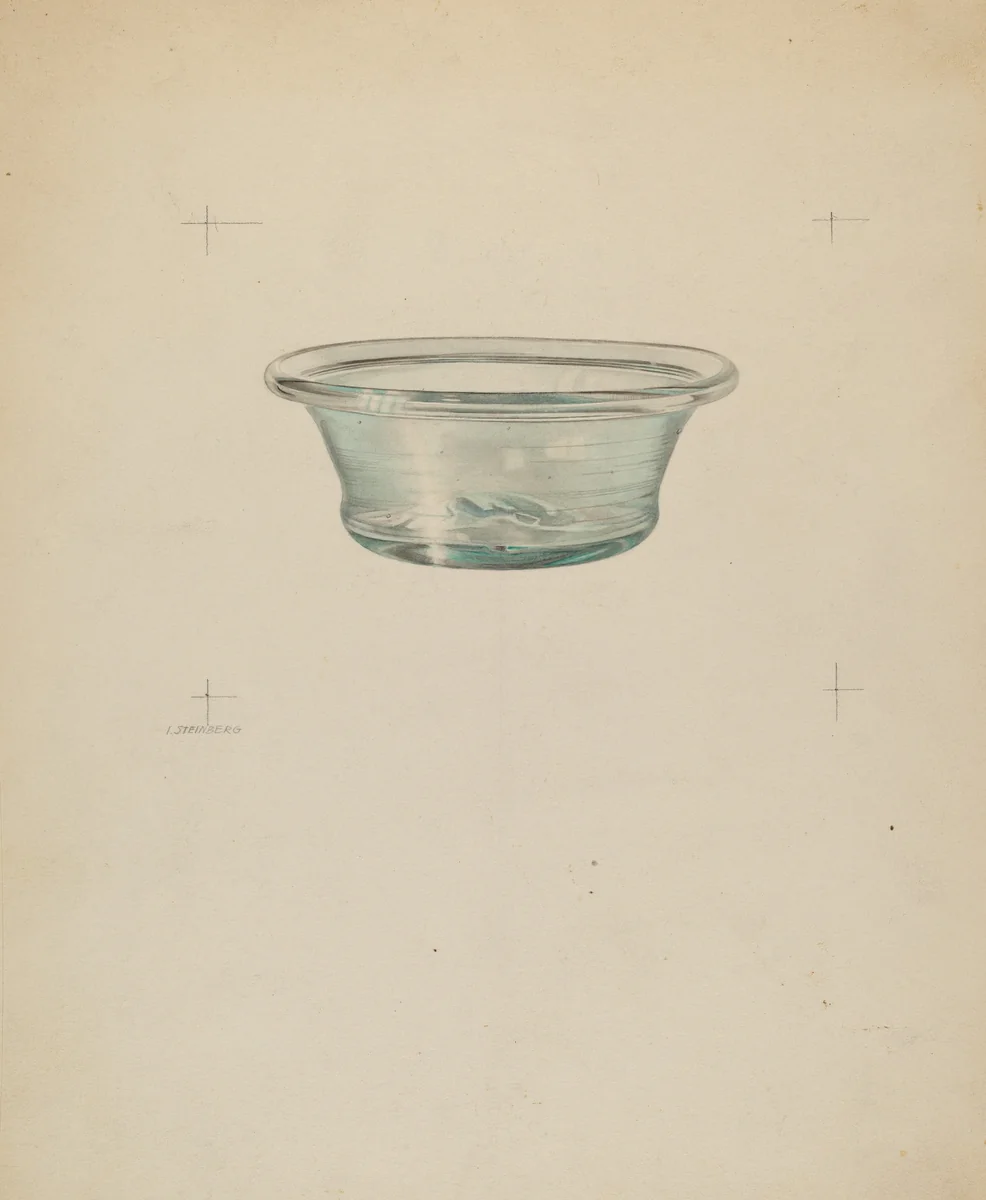 Sauce Dish by Isidore Steinberg, index of american design, 1938