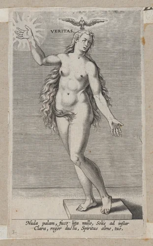Veritas, from "Proposopographia" by Philips Galle, print, 1580-1595