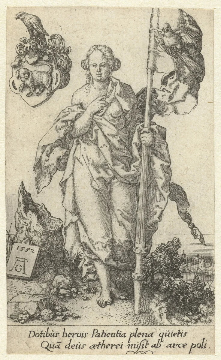 Geduld by Unknown, print, 1552