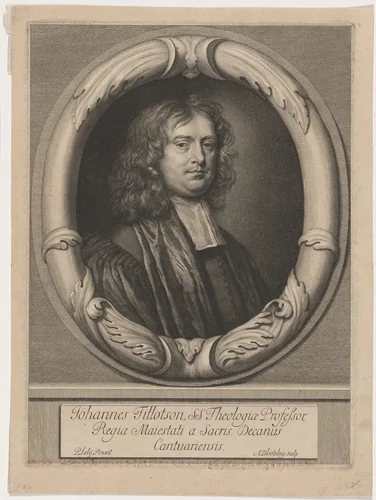 John Tillotson by Abraham Blooteling, print, 1640-1690