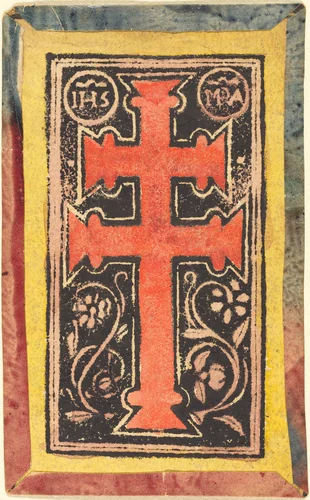 The Cross by German 15th Century, print, 1500