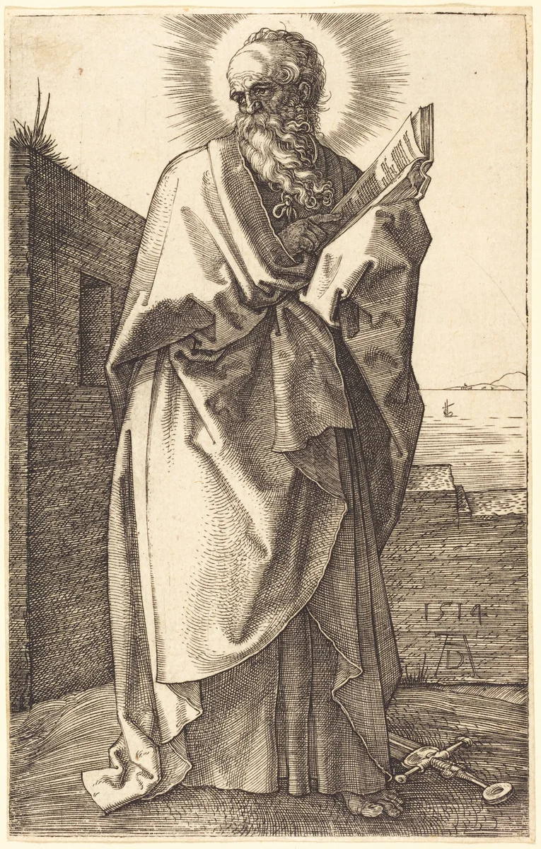 Saint Paul by Albrecht Dürer, print, 1514