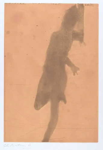 Copper Plate Nudes II (3) by Nathan Oliveira, print, 2001