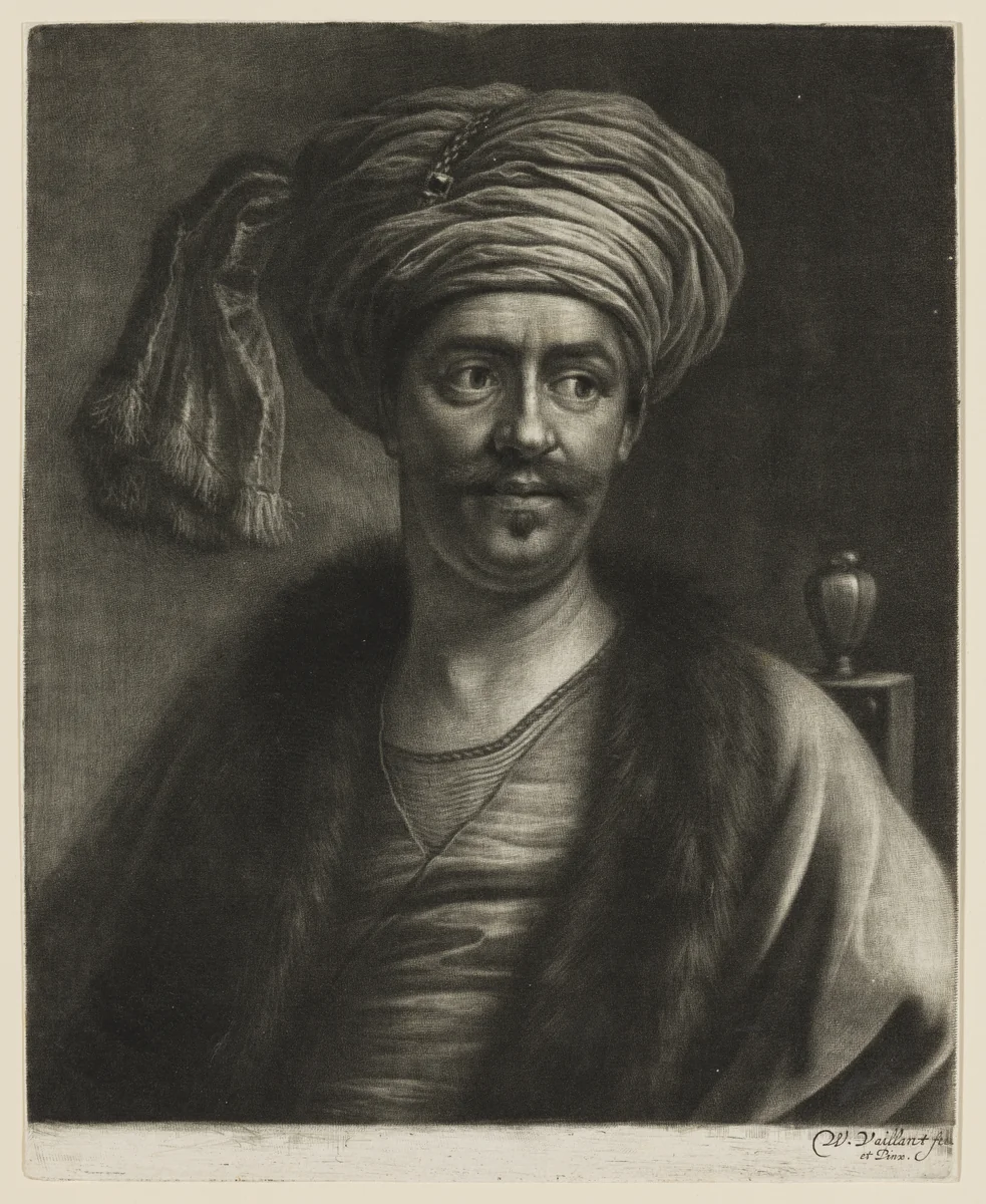 Soliman III, sovereign of the Turkish Empire by Wallerant Vaillant, print, 1635-1677