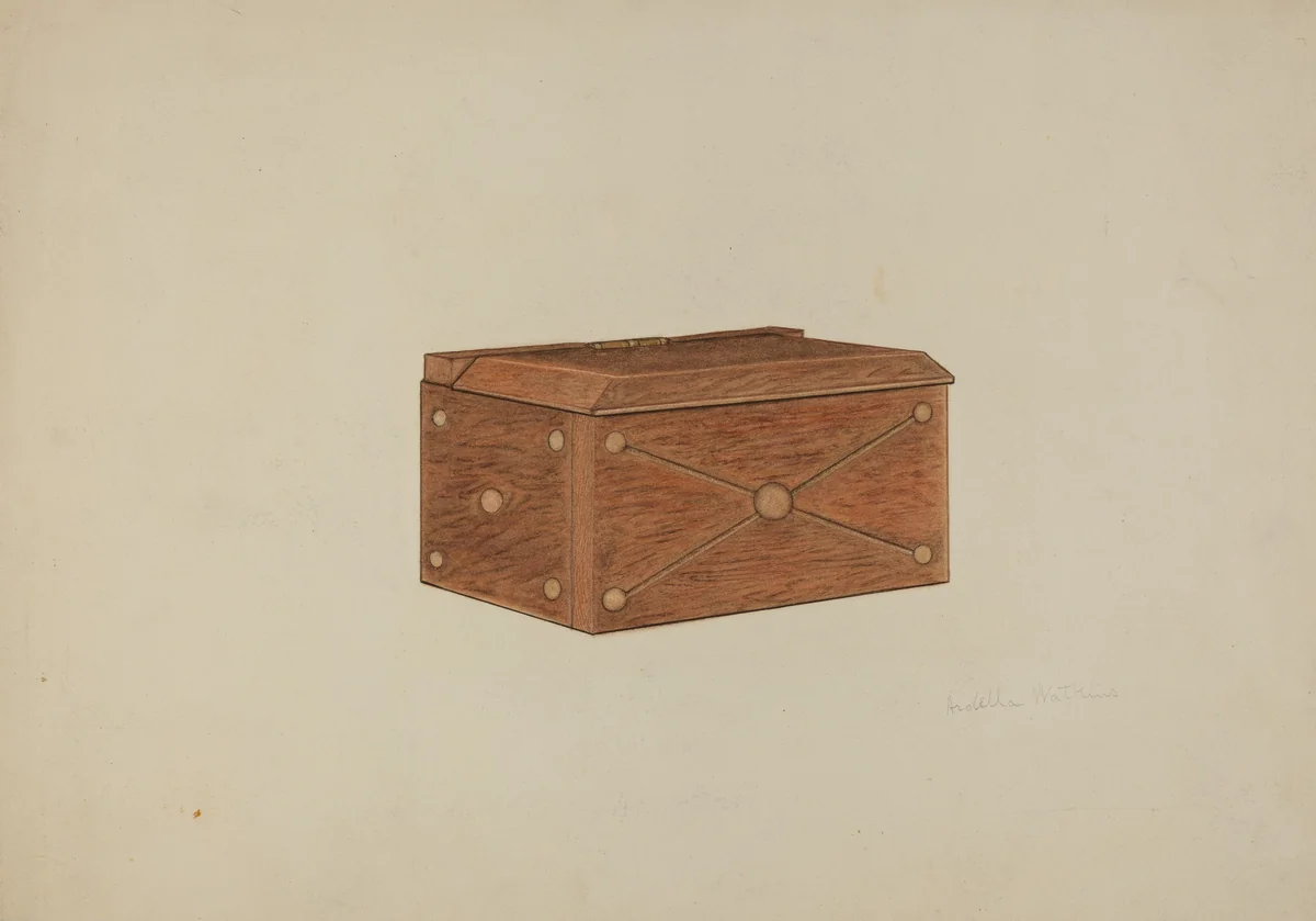 Match Box by Ardella Watkins, index of american design, 1941