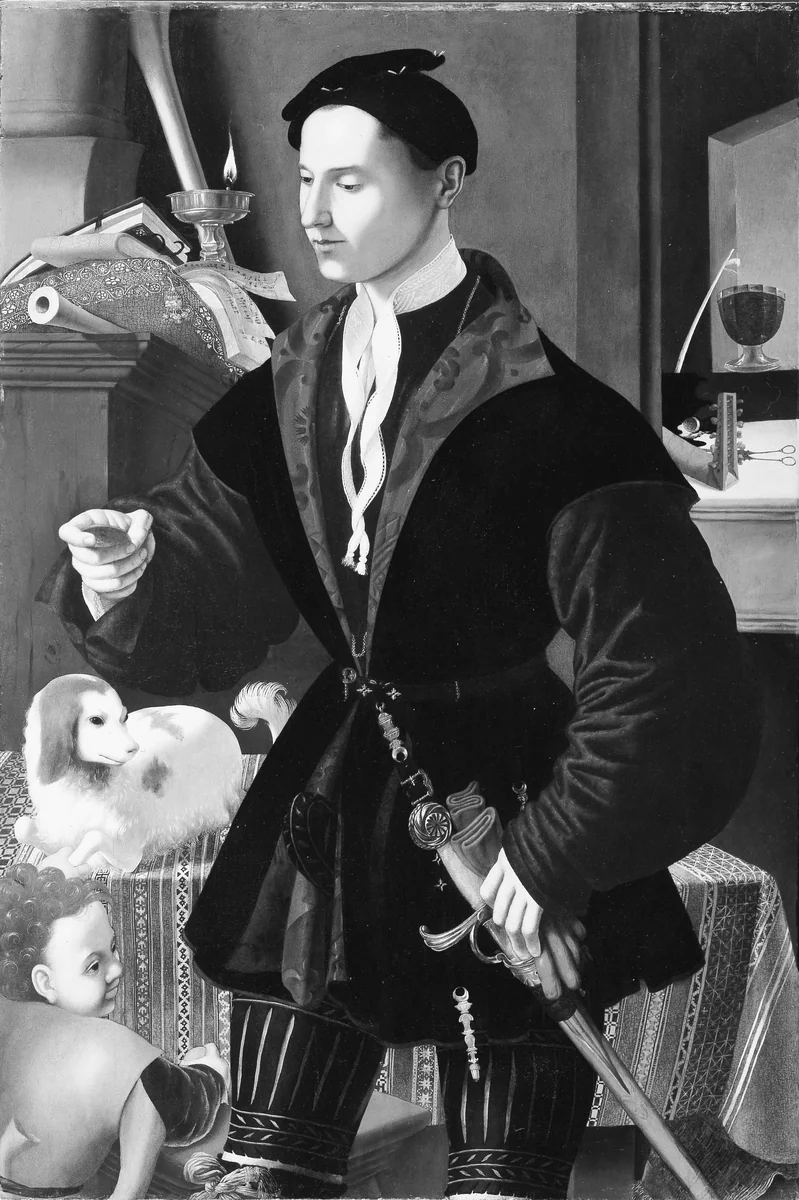 Portrait of a Young Man by Bernardino Detti, painting, 1524-1578