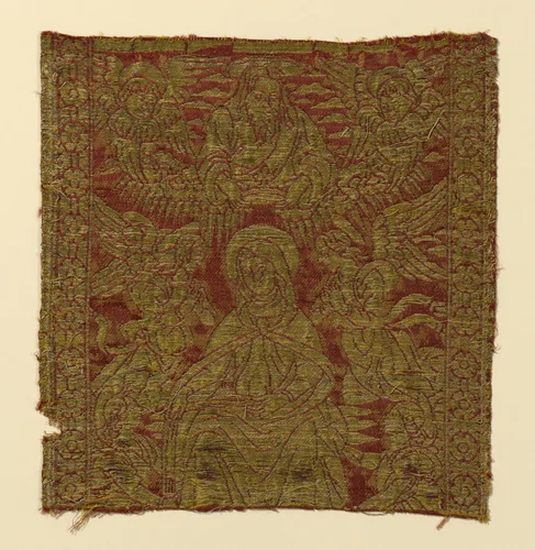 Fragment (From an Orphrey Band) by Italy, Florence, textile, 1401-1500