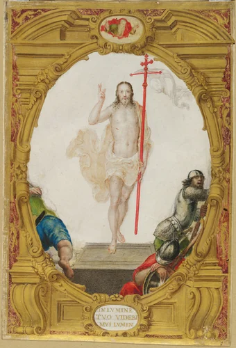 The Resurrection by Giorgio Colonna, drawing, 1555-1565