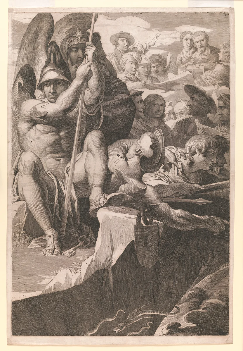 The Angelic Guards by James Barry, print, 1808