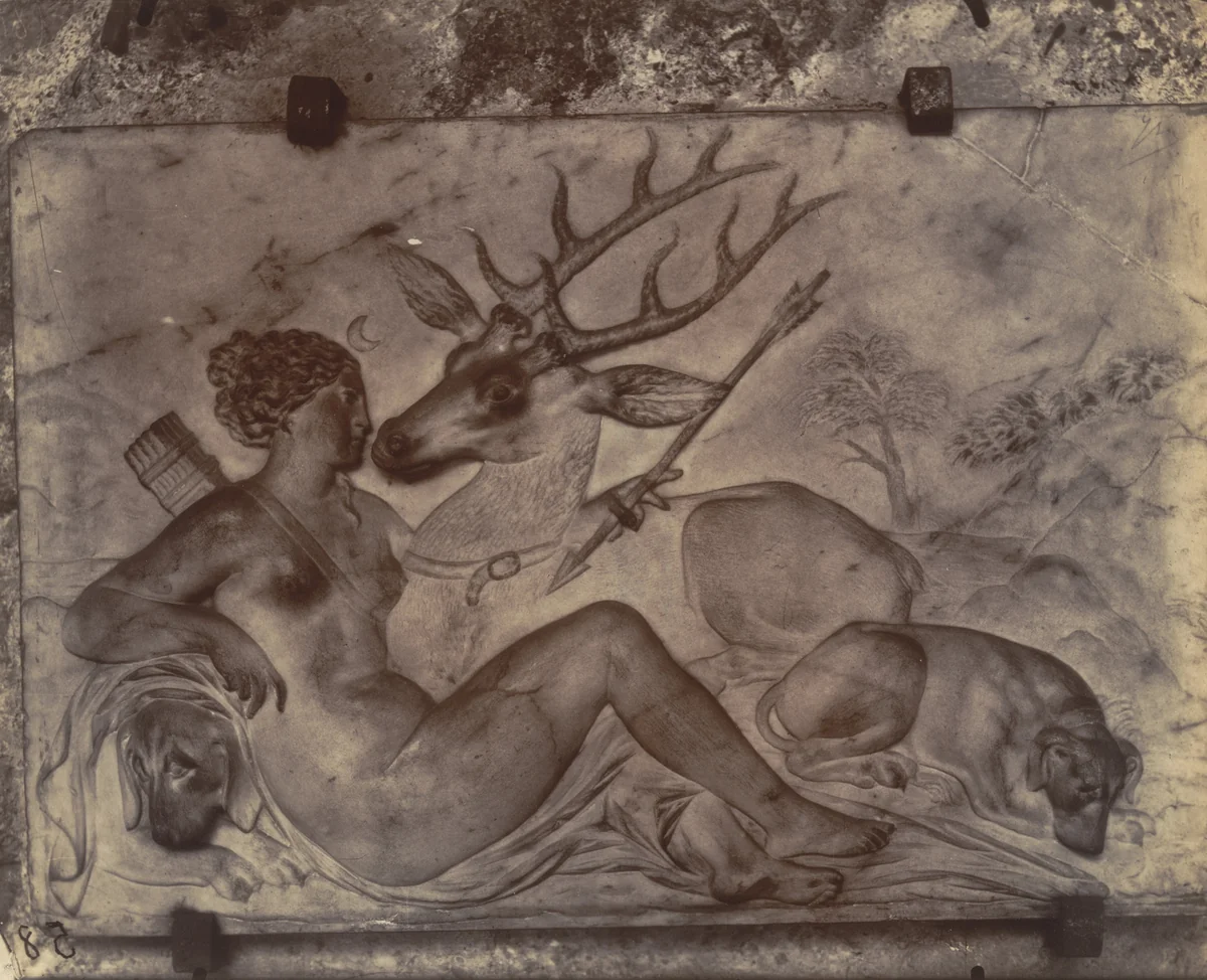 Cluny. Diane Chasseresse. Art Français. École J. Goujon by Eugène Atget, photograph, 1911