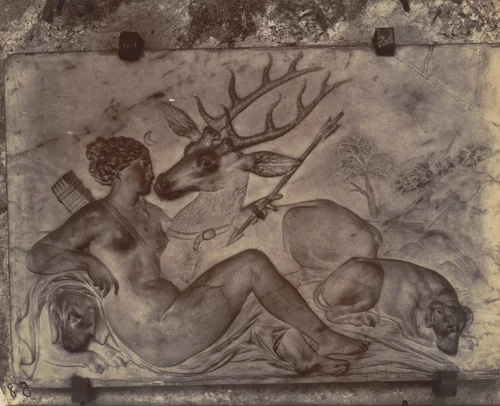 Cluny. Diane Chasseresse. Art Français. École J. Goujon by Eugène Atget, photograph, 1911