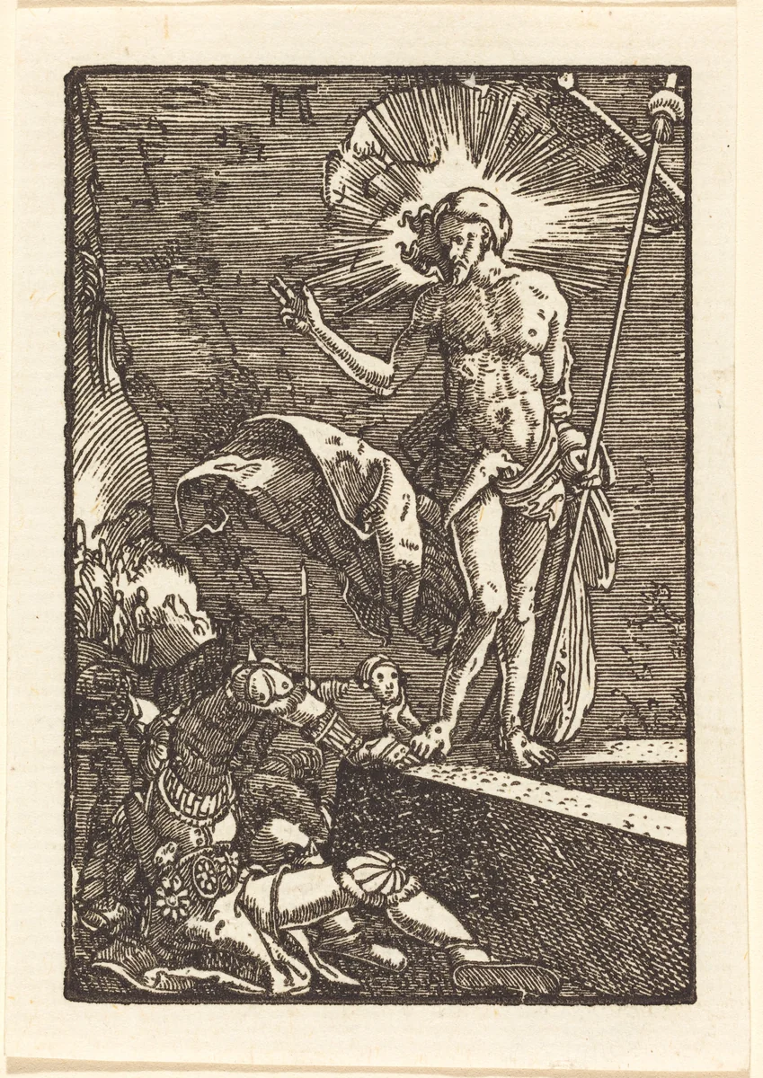 The Resurrection by Albrecht Altdorfer, print, 1513