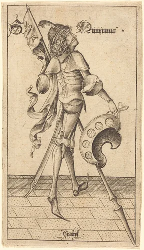 Saint Quirinus of Neuss by Israhel van Meckenem, print, 1445-1503
