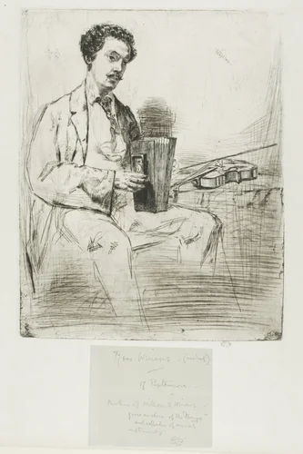 Ross Winans by James McNeill Whistler, print, 1860