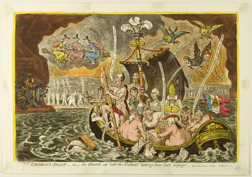 Charon's Boat by James Gillray, print, 1807