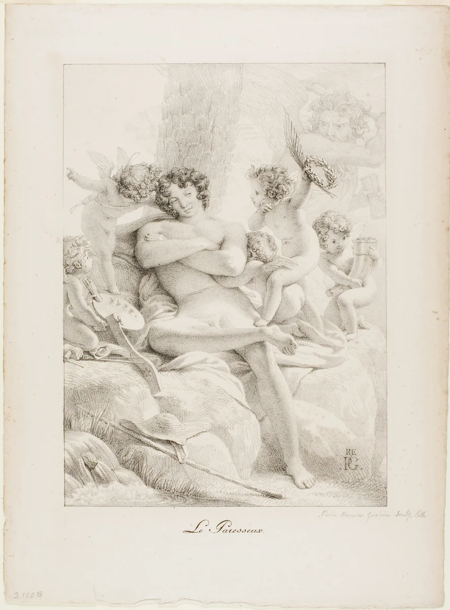 Idler by Pierre Guérin, print, 1816