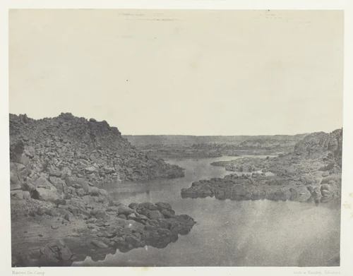 Sortie de la Première Cataracte, Haute-Egypte, plate 67 from the album "Egypte, Nubie, Palestine et Syrie" (1852) by Maxime Du Camp, photograph, 1849-1851