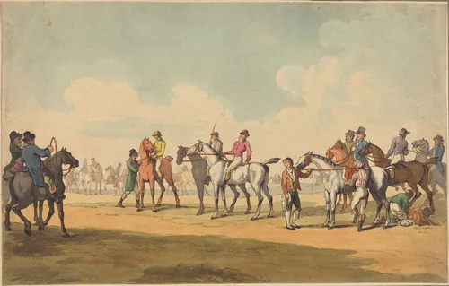 The Course by Thomas Rowlandson, print, 1789