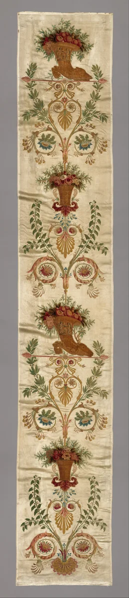 Empire wall hanging by Bissardon and Bony, Cie, textile, 1805-1815