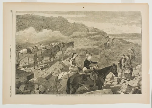 The Summit of Mount Washington by Winslow Homer, print, 1869