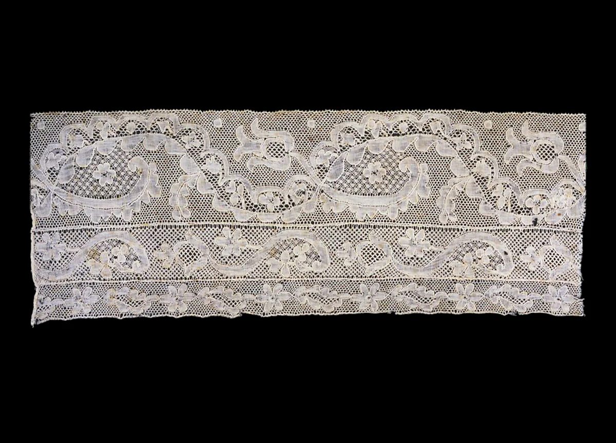 Fragment (Three Joined Strips) by Belgium, Flanders, probably Antwerp, textile, 1750-1775