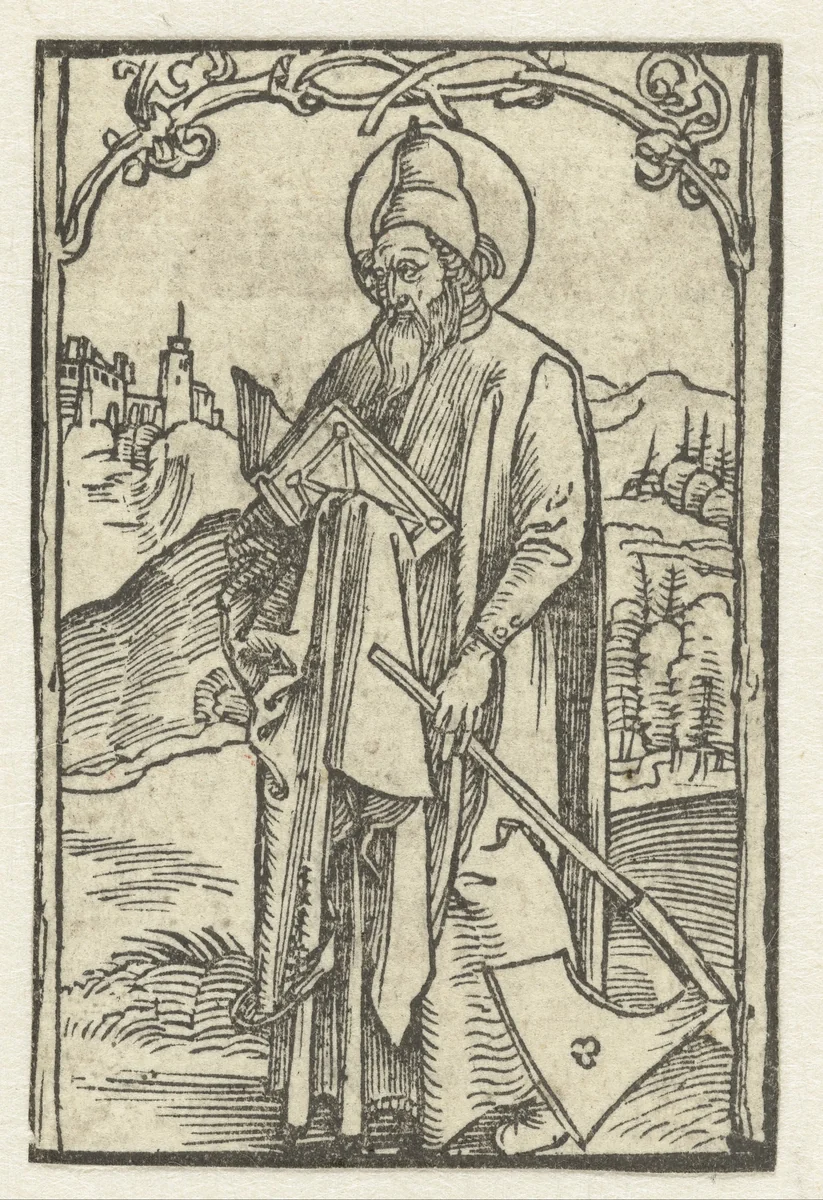 Apostel Matthias by Unknown, print, 1503