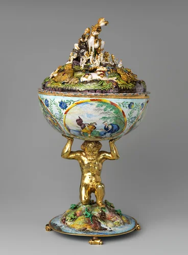 The Orpheus Cup by Jan Vermeyen, metalwork, 1641-1642