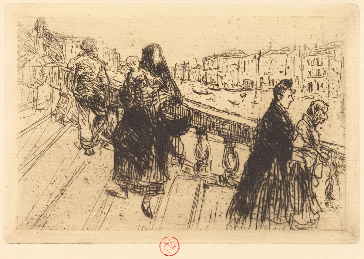 Rialto by Norbert Goeneutte, print, 1854-1894