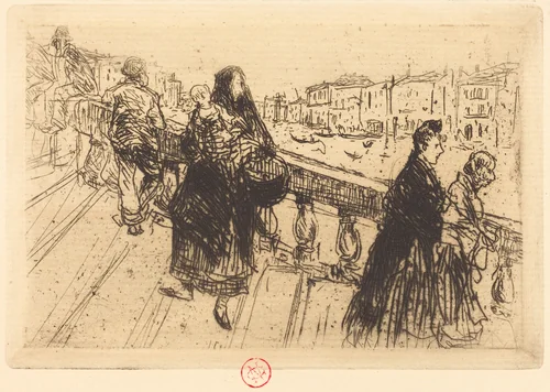Rialto by Norbert Goeneutte, print, 1854-1894